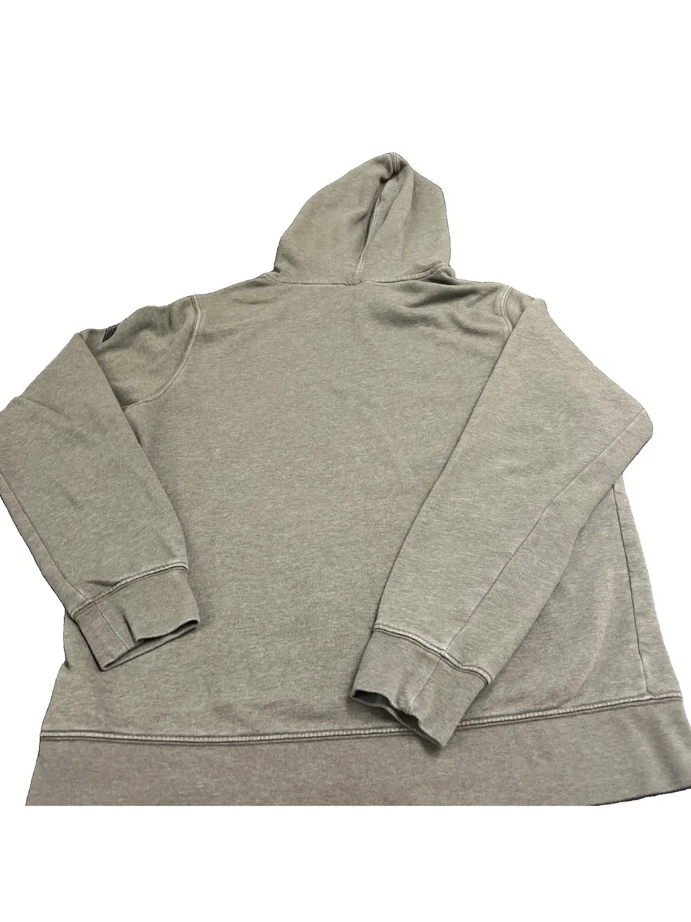 The North Face A47EF, Tekno fleece hoodie Large Olive Minimal Sleeve Logo